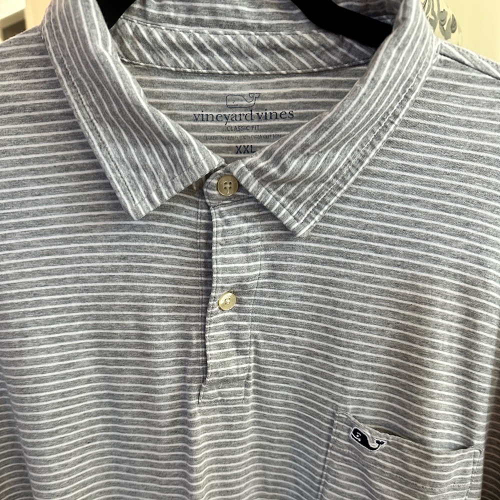 Men’s Vineyard Vines Striped Polo - Classic Fit